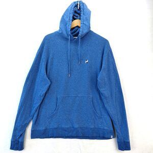 Peter Millar Hoodie Mens Size Large Blue Golf Pullover Sweatshirt Stretch Logo